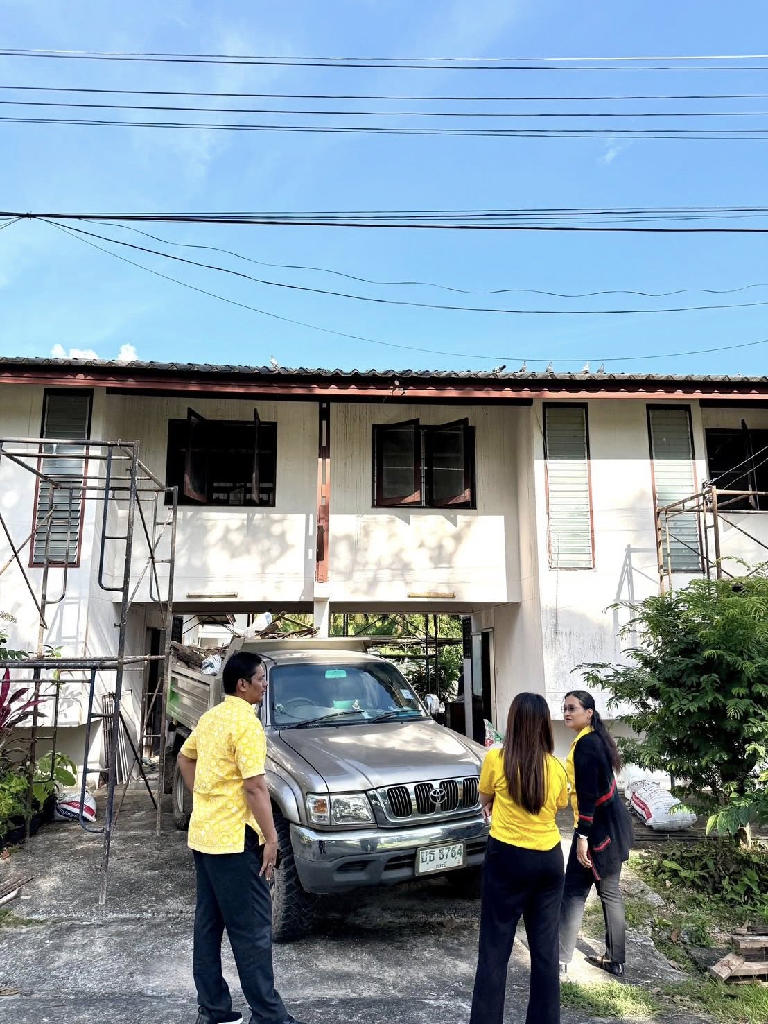 พช.เหนือคลอง ตรวจรับงานจ้างปรับปรุงซ่อมแซมบ้านพักเจ้าหน้าที่สำนักงานพัฒนาชุมชนอำเภอเหนือคลอง